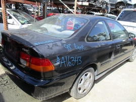 1998 HONDA CIVIC DX 2DR BLACK 1.7L AT A16343